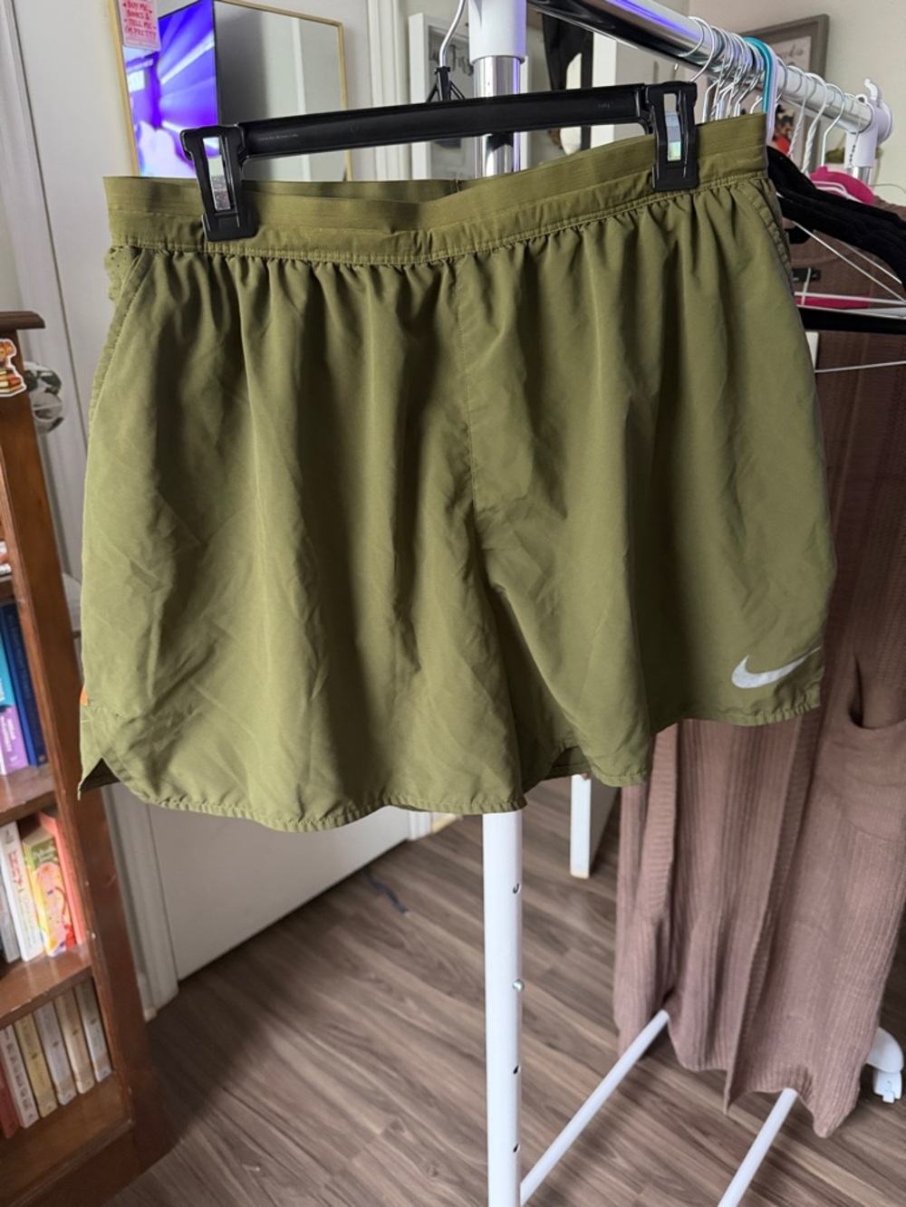 Nike Olive Green Athletic Shorts